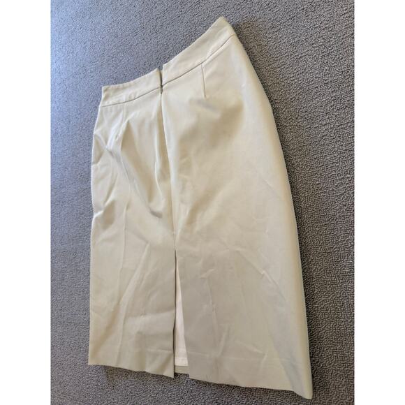 TEENFLO Women's Pencil Skirt Size 2 White Career Business Professional - Picture 9 of 11